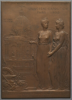 Image for Model for a Plaque Commemorating the Universal Exposition, Paris, 1900