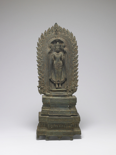 Image for Standing Buddha on Throne