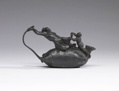 Image for Oil Lamp in the Shape of Silenus Straddling a Wine-Skin