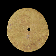 Image for Disc-Shaped Ornament with Pierced Hole