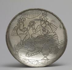 Image for Plate with a King and Queen