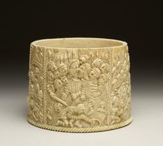 Image for Ivory Pyx with Scenes from the Passion of Christ
