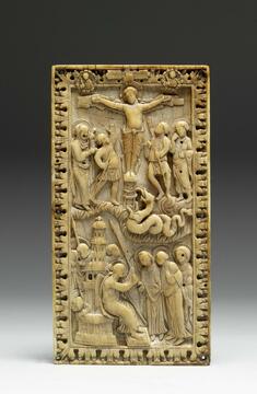 Image for Book-Cover Plaque with the Crucifixion and Holy Women at the Tomb