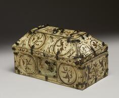 Image for Truncated Pyramidal Box with Heraldic Motifs