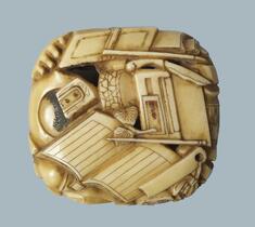 Image for Netsuke Depicting Writing Materials