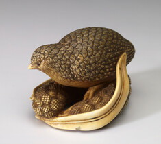 Image for Netsuke of a Quail on Millet