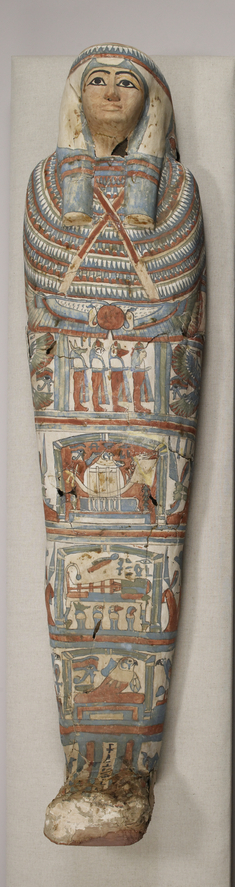 Image for Mummified Human Remains of a Woman Inside a Painted Cartonnage