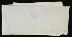 Image for William Walters' Monogrammed Table Napkin