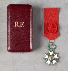 Image for Henry Walters Legion of Honor Medal, Ribbon, Tack and Box