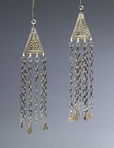 Image for Pair of Pendants from a Woman's Headpiece