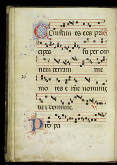 Image for Leaf from Antiphonary