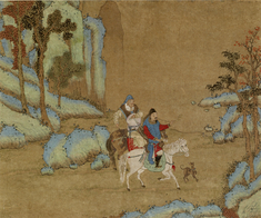 Image for Two Horsemen in a Landscape