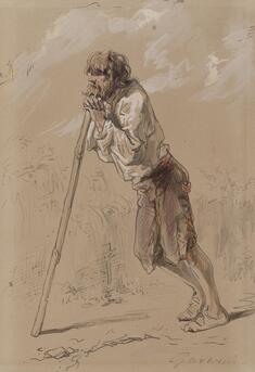 Image for Peasant Leaning on a Stick