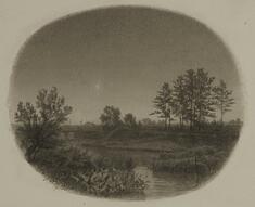 Image for River Landscape with Evening Star