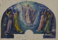 Image for "Resurrection," Study for the Colonel Henry Coffin Nevins Memorial Window