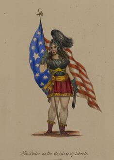 Image for Mrs. Keller as the Goddess of Liberty
