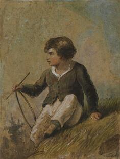 Image for Young Boy with Hoop and Stick