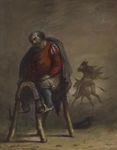 Image for Passemont Stealing Sancho's Mule (from M. de Cervantes, Don Quixote)