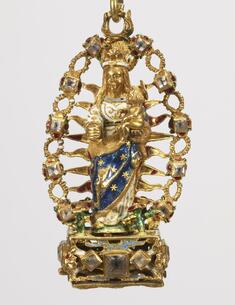 Image for Reliquary Pendant with the Virgin and Child in Glory