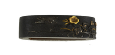 Image for Fuchi with Heron and Autumn Flowers