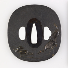 Image for Tsuba with Cranes at Water's Edge