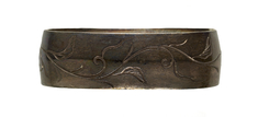 Image for Fuchi with Floral Pattern