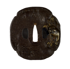 Image for Tsuba with a Tiger