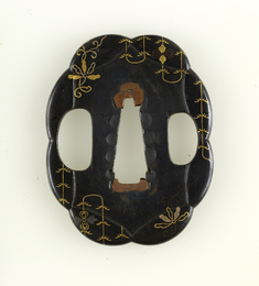 Image for Tsuba with Abstract Plant Motif