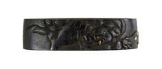 Image for Fuchi with Chinese-style Lions and Peony