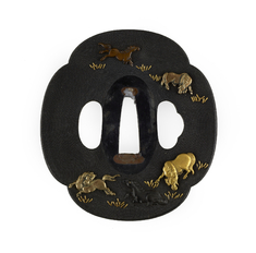 Image for Tsuba with Horses