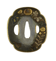 Image for Tsuba with Autumn Flowers
