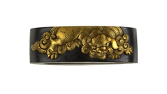 Image for Fuchi with Chinese-style Lion and Peony