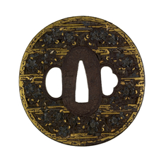 Image for Tsuba with Cherry Blossoms in Mist