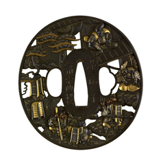 Image for Tsuba with the Story of Shûtendôji