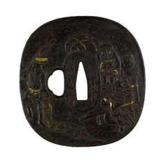 Image for Tsuba with the Seven Gods of Fortune
