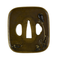 Image for Tsuba with a Bird in a Tree