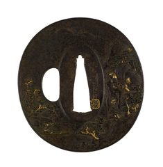 Image for Tsuba with a Chinese Landscape