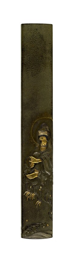 Image for Kozuka with Kannon Sitting on a Rock