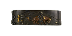 Image for Fuchi with a Chinese Man on a Horse and a Peasant