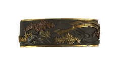 Image for Fuchi with Bridge and Maple Leaves