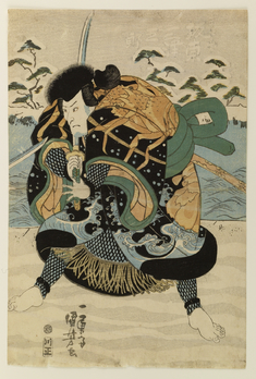 Image for Bando Mitsugoro III or IV and Sawamura Tossho I as warriors