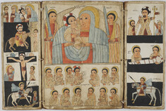 Image for Triptych with Mary and Her Son, Archangels, Scenes from Life of Christ and Saints