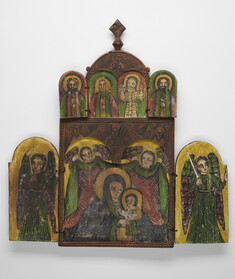 Image for Double-sided Polyptych with the Virgin and Child, Saint George and the Young Woman of Beirut, Archangels, and Saints