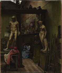 Image for Two Students in the Life Room of the Heatherley School of Fine Art