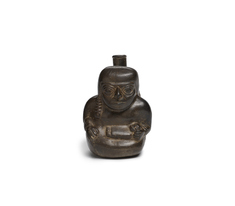 Image for Jug in the shape of a seated mother holding a child