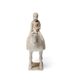 Image for Pair of Sculptures: Women on Horseback
