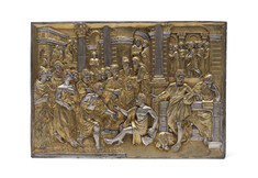Image for Plaque with Saints Peter and John Healing the Lame Man