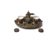 Image for 8 pc. jewelled coffee set