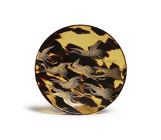 Image for Sake Cup with Design of Flying Cranes
