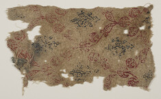 Image for Fragment of linen with silk embroidery